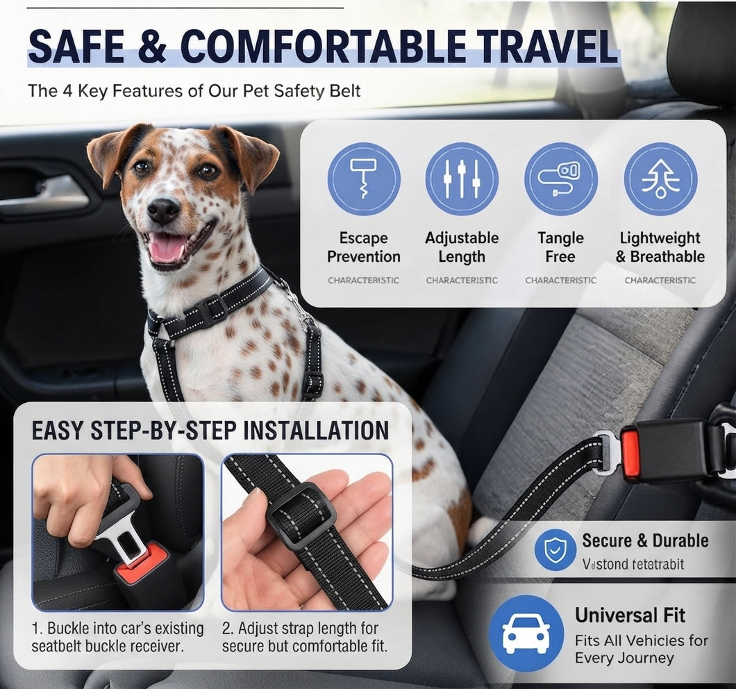 Lior Petware™ Car Leash